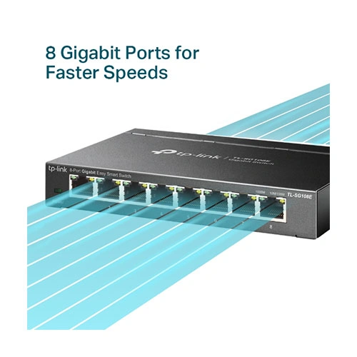 TP-Link TL-SG108E 8-Port Gigabit Desktop Switch